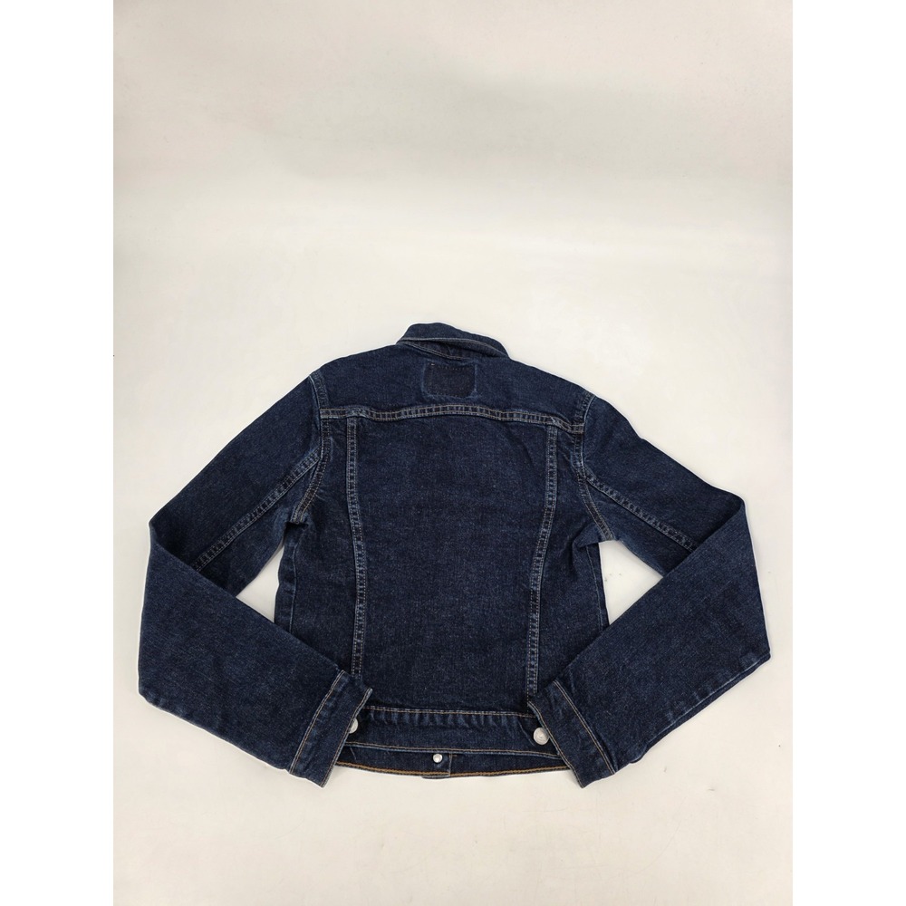 LEVI'S DENIM JACKET BLUE DARK WASH COTTON #77410-5424 SIZE SMALL - Picture 5 of 9
